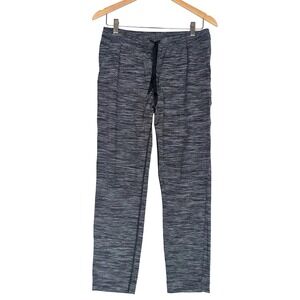 Lululemon Joggers - Women's Size‎ 8 Gray Black Drawstring Cozy Travel Pant